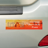 UTAH Nationaal Park Arches Bumpersticker (Op auto)