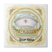 Utah Nurse Tegeltje (Voorkant)