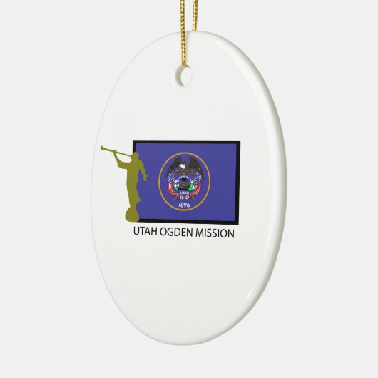 UTAH OGDEN MISSIE LDS CTR KERAMISCH ORNAMENT (Links)