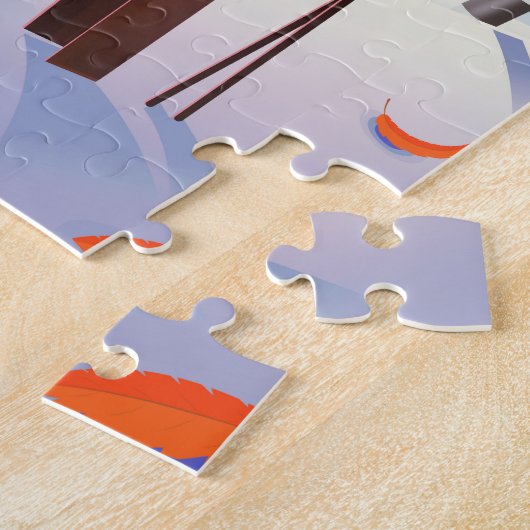 Utah om te skiën. legpuzzel (Zijkant)