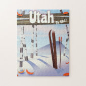 Utah om te skiën. legpuzzel (Verticaal)