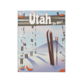 Utah om te skiën! notitieblok (Linkerzijde)