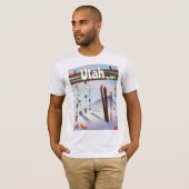 Utah om te skiën. t-shirt (Voorkant volledig)