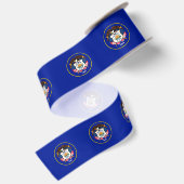 Utah oude vlag satijnen lint (Achterkant)