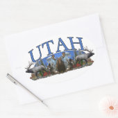 Utah Ovale Sticker (Envelop)