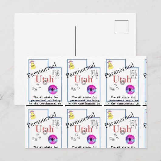 Utah paranormaal briefkaart (Voorkant / Achterkant)