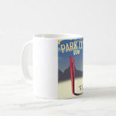 Utah park city ski reisposter koffiemok (Voorkant links)