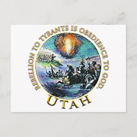 Utah Party Uitnodiging Briefkaart (Voorkant)