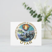 Utah Party Uitnodiging Briefkaart (Staand voorkant)