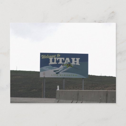 Utah Post Kaart (Voorkant)