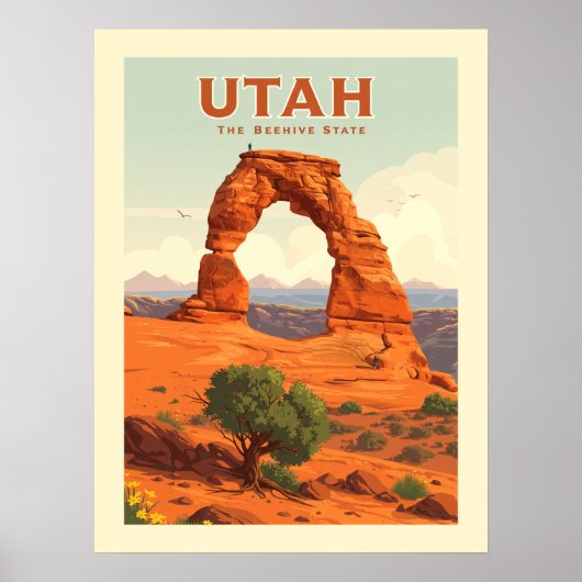  Utah Poster (Voorkant)