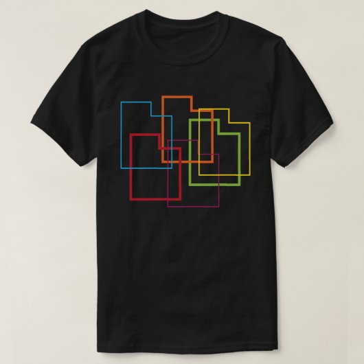utah pride blur t-shirt (Design voorkant)