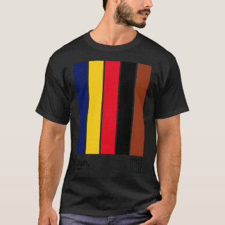 Utah Pride Originele vlag Esthetische kleuren Ontw T-shirt