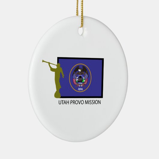 UTAH PROVO MISSIE LDS CTR KERAMISCH ORNAMENT (Rechts)