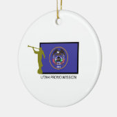 UTAH PROVO MISSIE LDS CTR KERAMISCH ORNAMENT (Links)