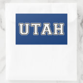 Utah Rechthoekige Sticker (Tas)