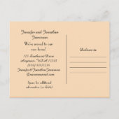 Utah Red Rocks, nieuwe adresaankondiging Aankondigingskaart (Achterkant)