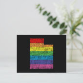 utah-regenboog briefkaart (Staand voorkant)