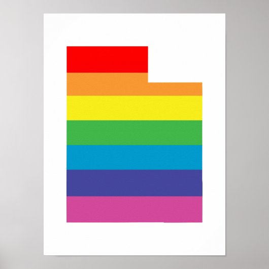 utah-regenboog poster (Voorkant)