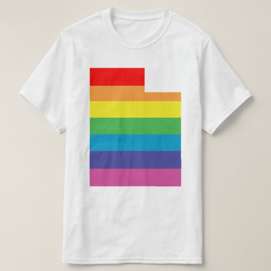 utah-regenboog t-shirt (Design voorkant)