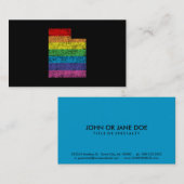 utah-regenboog visitekaartje (Voorkant / Achterkant)