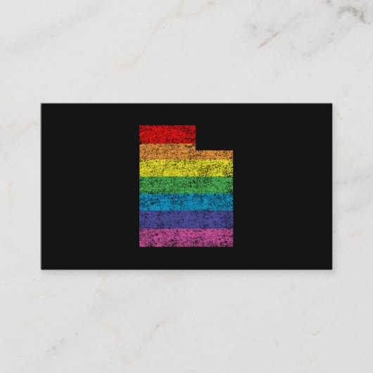 utah-regenboog visitekaartje (Voorkant)