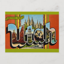 Utah Retro Ansichtkaart