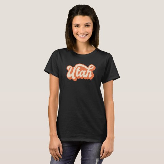 Utah Retro T-shirt (Voorkant volledig)