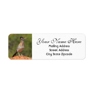 Utah Roadrunner Return-adres Etiket