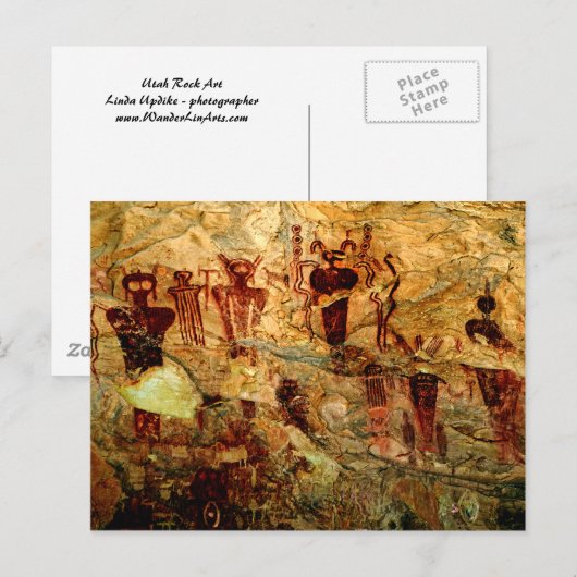 Utah Rock Art Briefkaart (Voorkant / Achterkant)