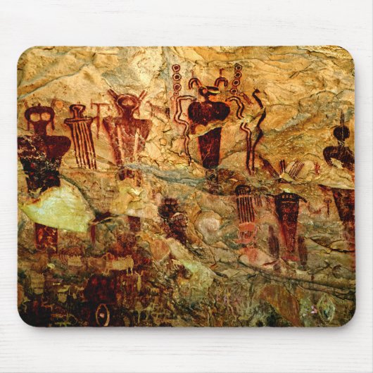 Utah Rock Art Mousepad Muismat (Voorkant)