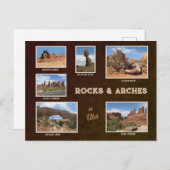 Utah: Rocks & Arches Briefkaart (Voorkant / Achterkant)