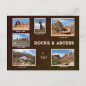 Utah: Rocks & Arches Briefkaart (Voorkant)
