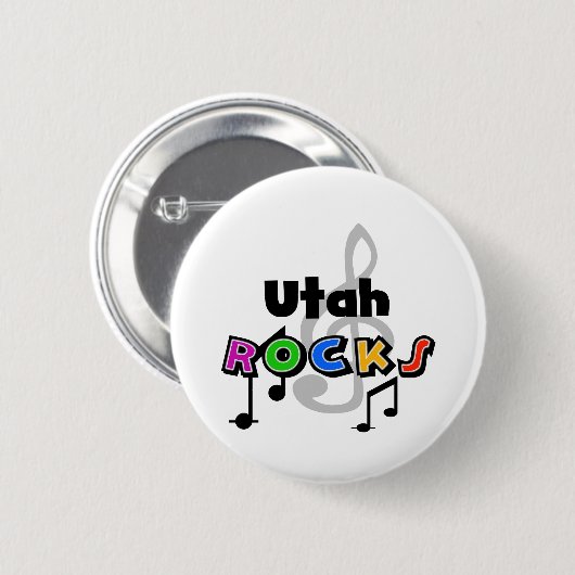 Utah Rocks Ronde Button 5,7 Cm (Voorkant /achterkant)