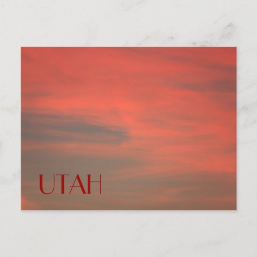 UTAH Rode Kaart (Voorkant)