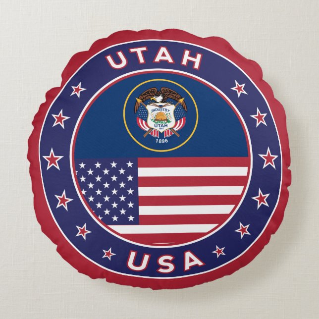 Utah Rond Kussen (Voorkant)