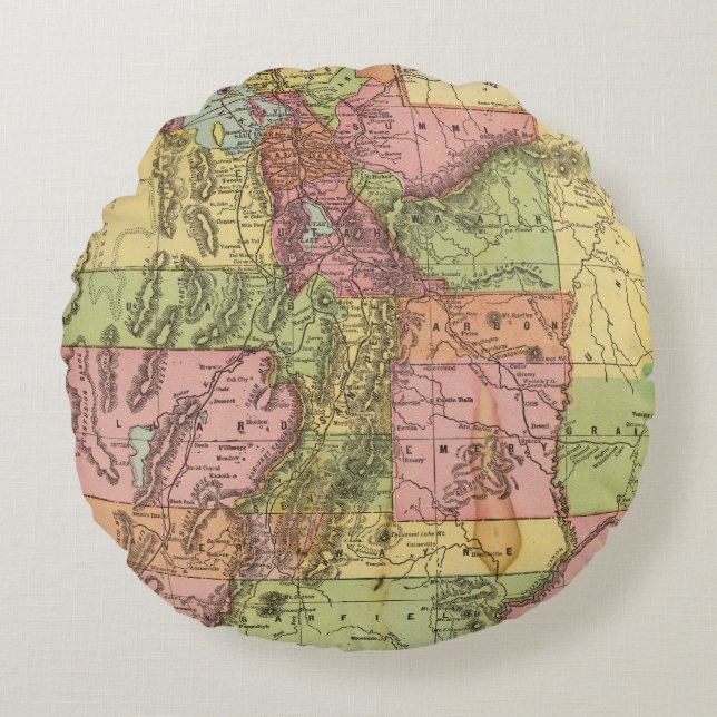 Utah Rond Kussen (Voorkant)