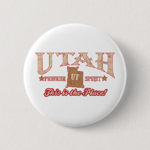 Utah Ronde Button 5,7 Cm