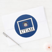 Utah Ronde Sticker (Envelop)