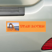 utah-rotsen, UTAH ROCKS! Bumpersticker (Op auto)