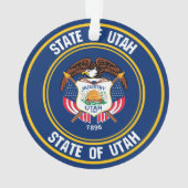 Utah Round Emblem Ornament (achterkant)