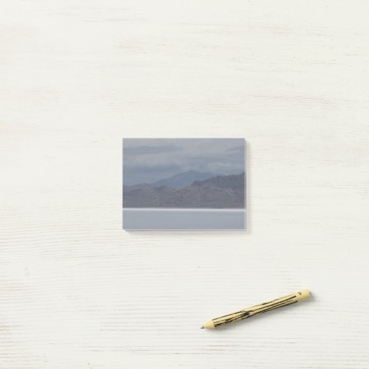 Utah Salt and Skyline Post merkt op Post-it® Notes (Op bureau)
