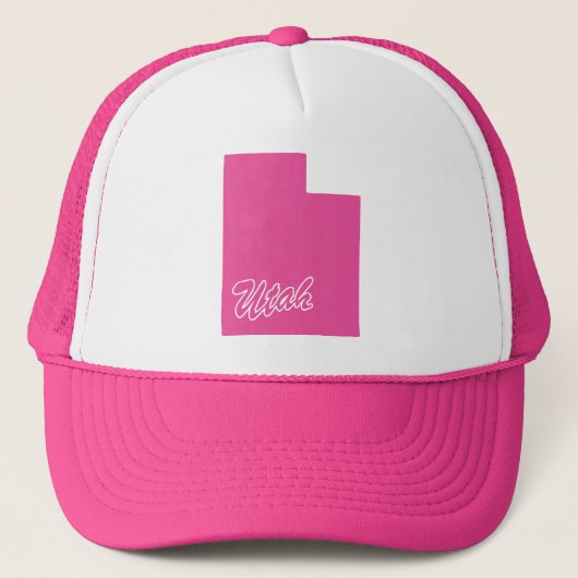 Utah Shape Trucker Hat Pet (Voorkant)