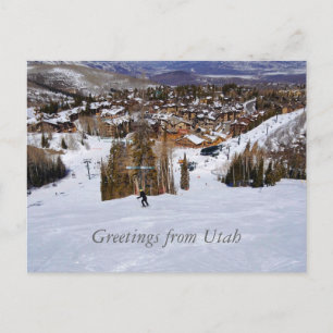 Utah Skiing Briefkaart