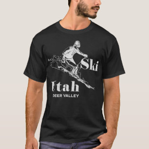Utah Skiing Deer Valley Ski T-shirt