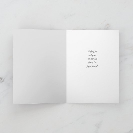 Utah Snow-kerstkaart Feestdagen Kaart (Binnen)