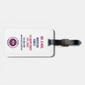 Utah staat gepersonaliseerde gift Bagagelabel (Achterkant horizontaal)