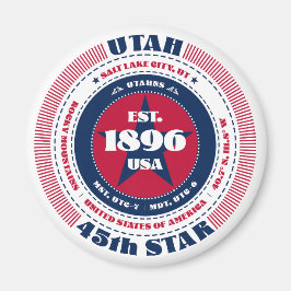 Utah Staatsfeiten Souvenirmagneet Magneet