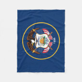 Utah Staatsvlag Fleece Deken (Voorkant)