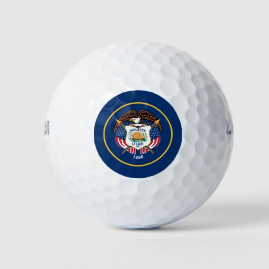 Utah Staatsvlag Golfballen (Voorkant)
